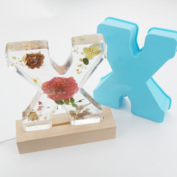 6" Large Alphabet Resin Mold, Resin Casting mold, A-Z Huge Letter Resin Molds, Alphabet Lamp Mold, GIFT