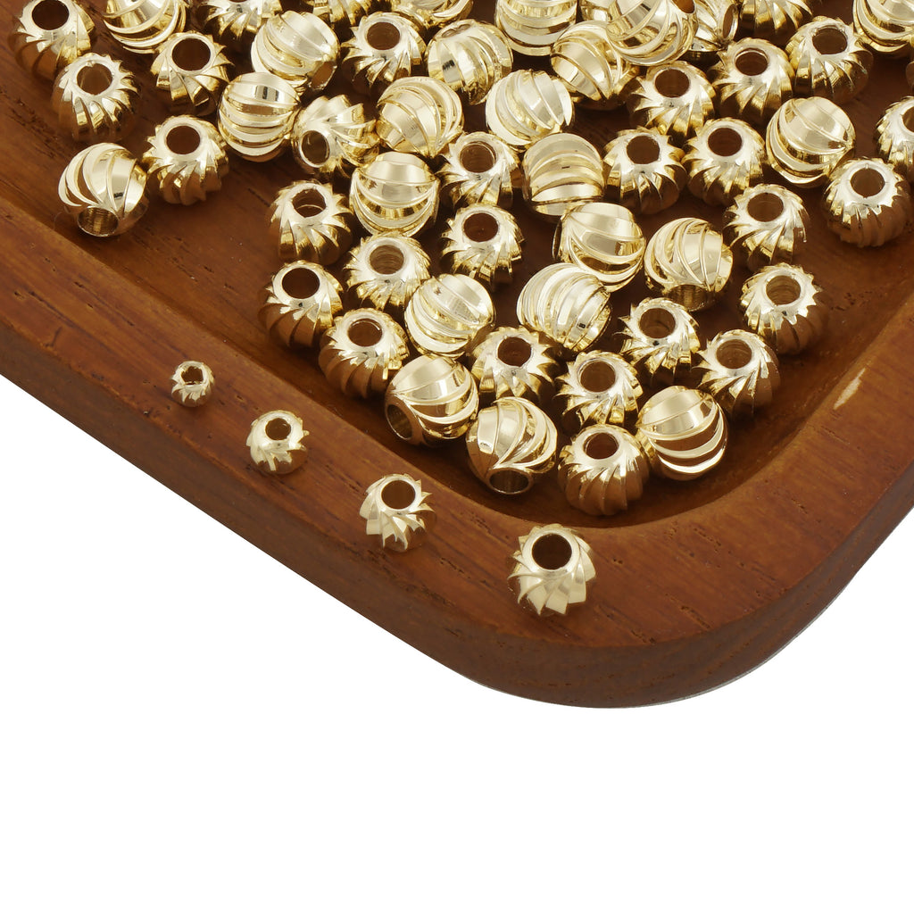 Wholesale Beebeecraft 1 Box 150Pcs 5 Style Flat Round Spacer Beads 14K Gold  Plated Brass Loose Jewelry Making Beads Rondelle Coin Disc Metal Spacers  for Bracelet Necklace Jewelry Crafts Making 