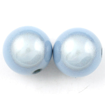 Top Quality 18mm Round Miracle Beads,Ice Blue,Sold per pkg of about 170 Pcs