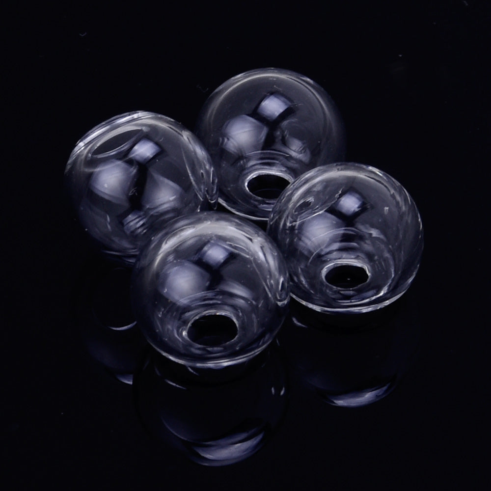 Glass bottles Buckle Glass Vials necklace pendants 8mm Glass Bubble 2.5mm Aperture size 20pcs 10165950