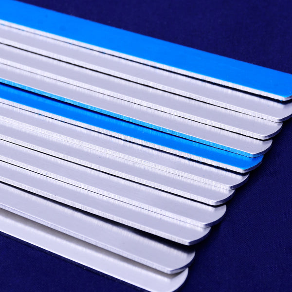 5pcs about 5"*3/8" tibetara® aluminum Long strip shape Stamping Blanks Custom Bracelet DIY Jewelry, 18 Gauges