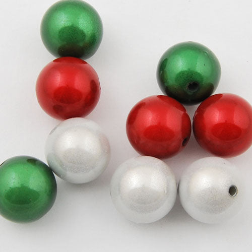 25mm Christmas mixed package miracle beads,sold about per pkg of about 60 pcs