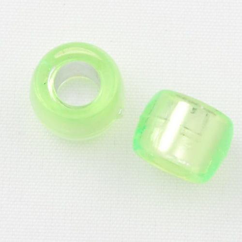 6 MM Silver Lined Hole Plastic Beads,Sold per one package of 5800 PCS