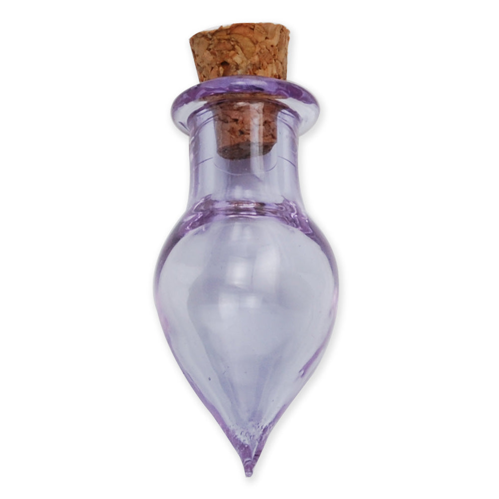 13 * 29mm Purple wishing bottle,chili shape Tiny corked vial empty small glass bottle,glass jar,tiny corked bottle,empty glass bottles,10pcs/lots