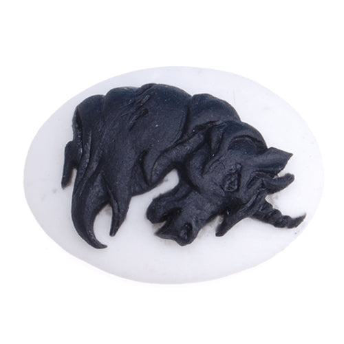 2014 New 18*25MM Oval “COW” Resin Flatback Cabochons,White and Black;sold 20pcs per pkg