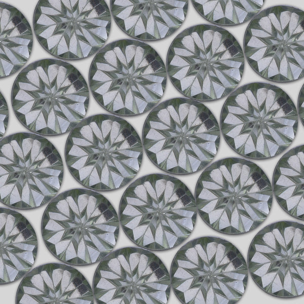 10mm Round Druzy Resin Embellishment Cabochons Prism Cabochons Glitter Cabochons light green