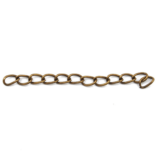 Metal End Chains,Antique Bronze Plated,5MM,sold 200g per pkg