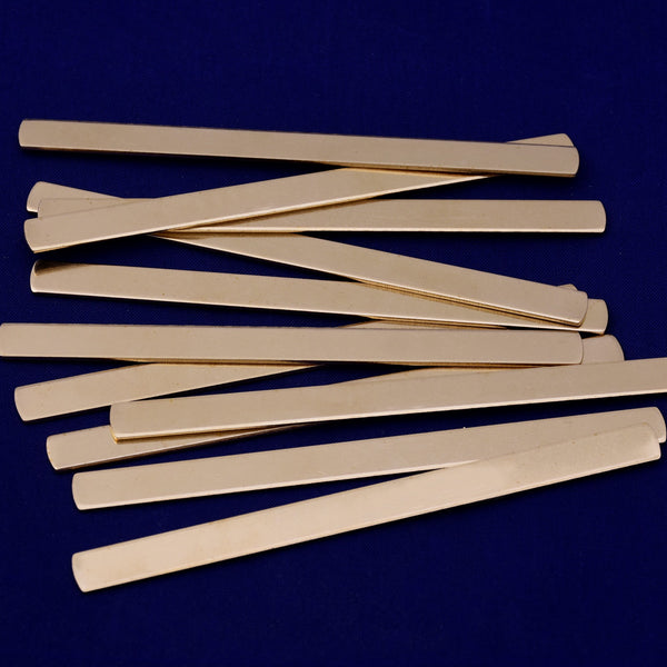 20pcs about 1/4"*3 1/2" tibetara®  Brass Metal Stamping Blank metal blanks cuff bracelet Ring Custom 18 Gauges 10186550