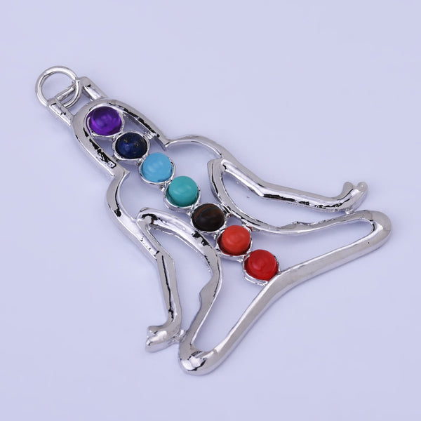 7 Chakras Orgone Crystal Healing Energy Pendant Buda Yoga Amulet Therapy Jewelry 1PCS