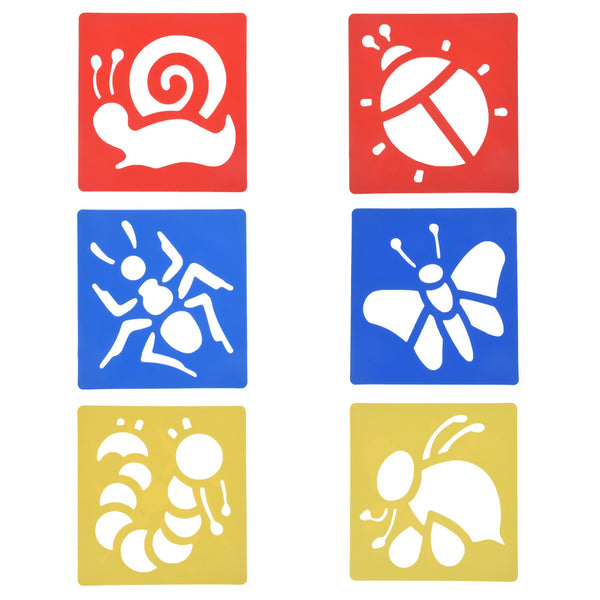 tibetara About 14*15cm Bugs Life Pattern Stencil Background journal stencil plastic stencil for Scrapbooking 6 each/lot