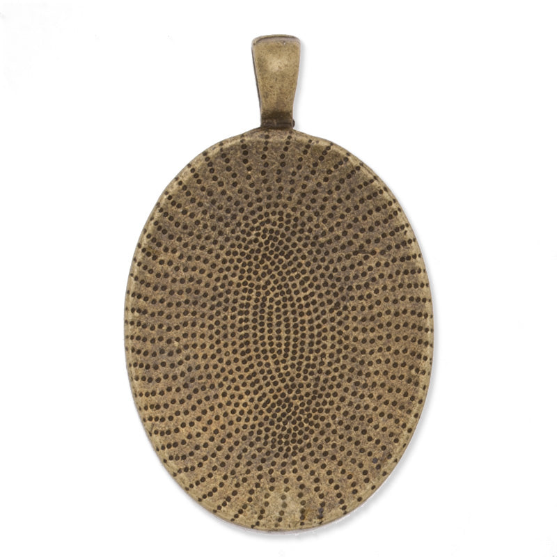 22x30mm Oval Pendant tray,Zinc Alloy filled,Antique Bronze plated,20pcs/lot
