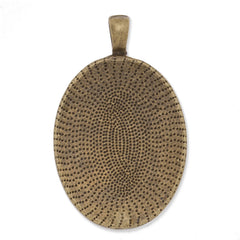 22x30mm Oval Pendant tray,Zinc Alloy filled,Antique Bronze plated,20pcs/lot