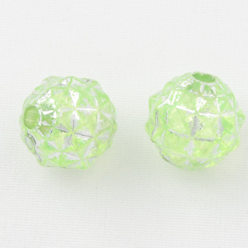 8 MM Silver Line Plastic Beads,Sold per one package of 2300 PCS