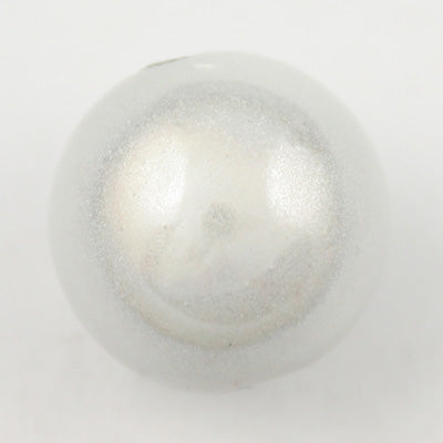 Top Quality 30mm Round Miracle Beads,White,Sold per pkg of about 37 Pcs