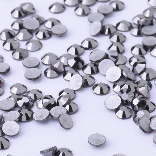 SS10 1440PCS Gray Non Hot Fix Crystal, Flat Back 3D Rhinestones DIY Phone case Nail art design deco supplies
