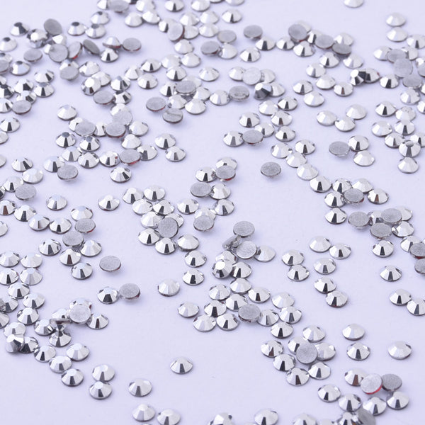 SS6 1440PCS Silver Non Hot Fix Crystal, Flat Back 3D Rhinestones DIY Phone case Nail art design deco supplies