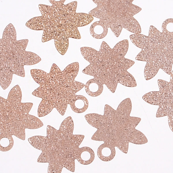 About 10mm brass Electroplate leaf stampings Leaf Stamping Tag Charms Stamping Tags jewelry pendants KC Golden 20 pcs