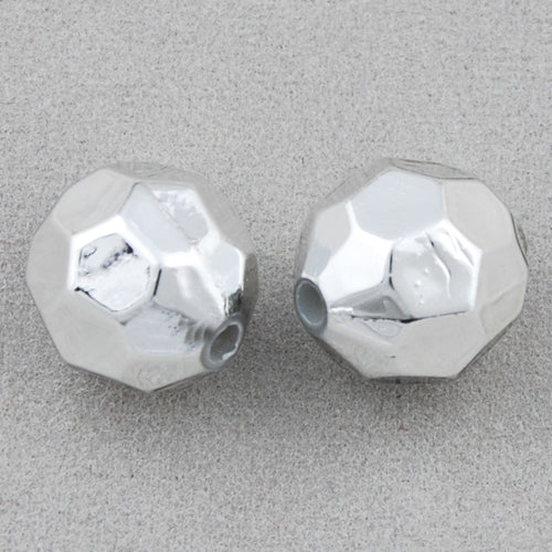 11.5*12.5 MM Coated Beads,Imitation Rhodium,Sold per by one package of 600 PCS