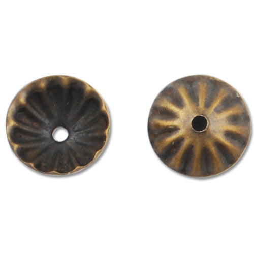 Iron Beads Caps,8*3MM,Antique Bronze Plated,Sold 2000 pcs per Pkg