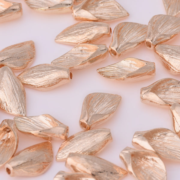 20 Gold  1.4*0.8 cm Charm Alloy Leafs Metal Pendant accessories Jewelry findings Diy Handmade Pendants