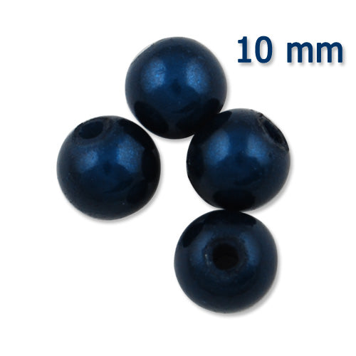 2013-2014 New style Top Quality 10mm Round Miracle Beads,ink blue,Sold per pkg of about 950PCS