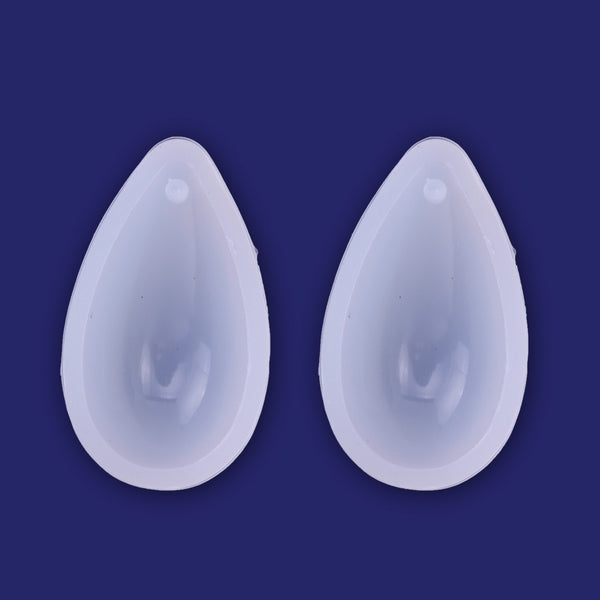 1 pcs Teardrop Necklace Mold, Pendant Mold with hole Resin Silicone Mould Diy Jewellery Making