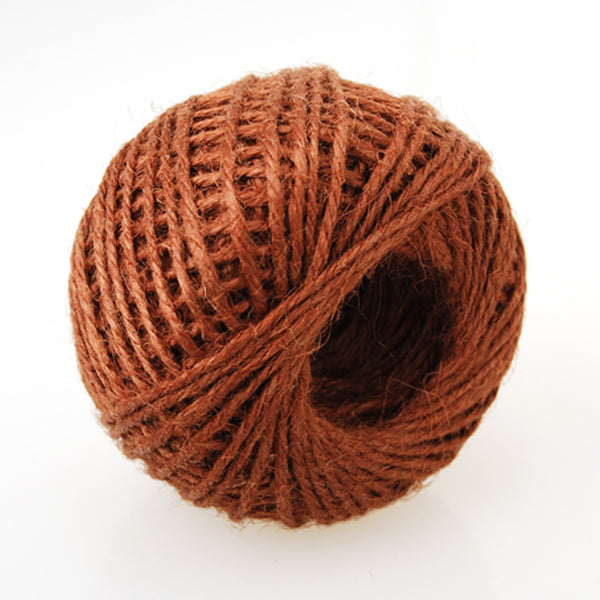 Natural Jute Bakers Twine 3 ply Rope,Wedding Wrapping Cord Thread Crafts 50M 1 Roll/Lot