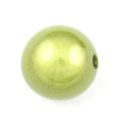 Top Quality 20mm Round Miracle Beads,Green Yellow,Sold per pkg of about 120 Pcs