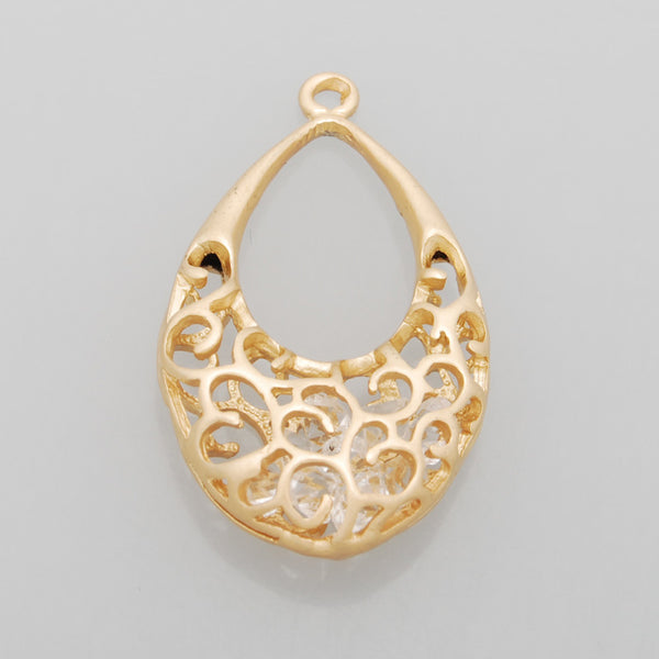 32*19MM lovely modern charms,Purse with crystal beads,Matte Gold,suit for necklace/bracelet/earring ect,sold 10pcs per pkg