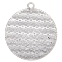 30mm Round simple Pendant tray,Zinc alloy filled,antique silver plated,20pcs/lot