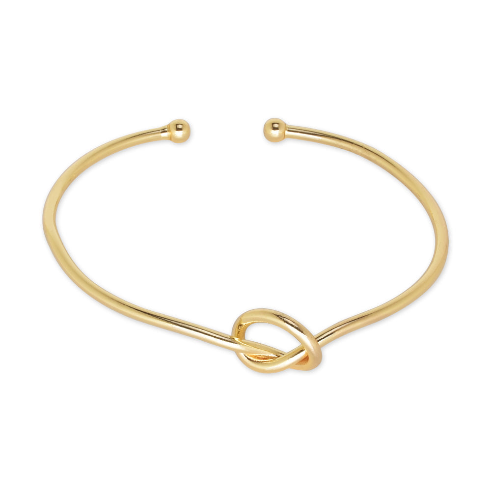 60mm Brass Adjustable bracelets tie the knot bracelet Cuff Bracelet personalized bracelets thickness 2mm plated gold 1pcs
