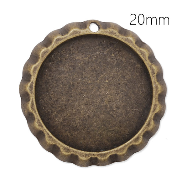 20mm Antique bronze Round Flattened Bottle Caps,zinc alloy filled,20pcs/lot