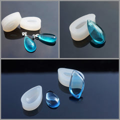 1 pcs Diamond shape Mold, Pendant Mold Resin Silicone Mould Diy Jewellery Making