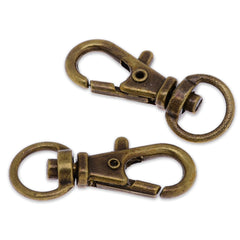 32*12mm Zinc alloy Key Chain with lobster clasp Wallet Chain Clasp Personalized Gift antique bronze 30 pcs 10182608