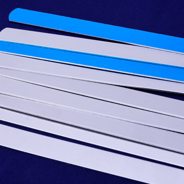 5pcs about 5"*1/2" tibetara® aluminum rectangle Stamping Blanks Custom Cuff Bracelet Jewelry, 18 Gauges