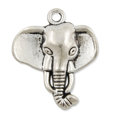 50PCS 27*23mm Vintage antique silver Zinc alloy Charms,The Elephant