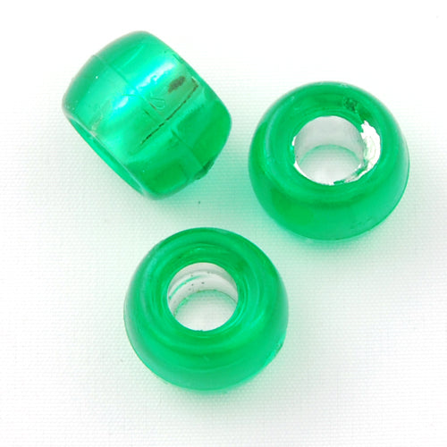 6*9 MM Silver Lined Hole Plastic Beads,Sold per one package of 1800 PCS