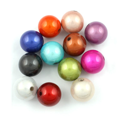 Top Quality 6mm Round Miracle Beads,Mix colors,Sold per pkg of about 5000 Pcs