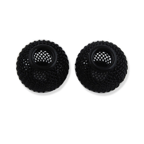 18 MM, Mesh Beads,Tennis,Black Plated,Sold 50 PCS Per Package