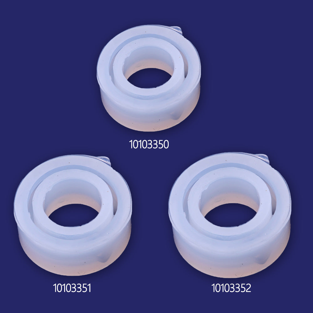 1 pcs Clear silicone Ear Ring Mold 16mm Resin ring mold - Flexible silicone mold modern designs