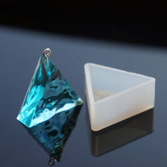 1 pcs Handmade clear silicone mould for resin jewellery ,Cabochons for earrings, pendants, polymer clay,Water Ripple Effect 32mm