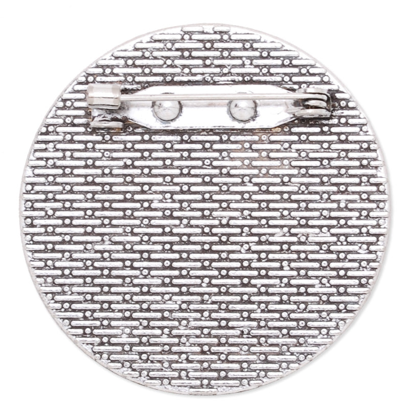 30mm anqitue silver plated brooch blank,brooch bezel,zinc alloy,lead and nickle free,sold by 10pcs/lot