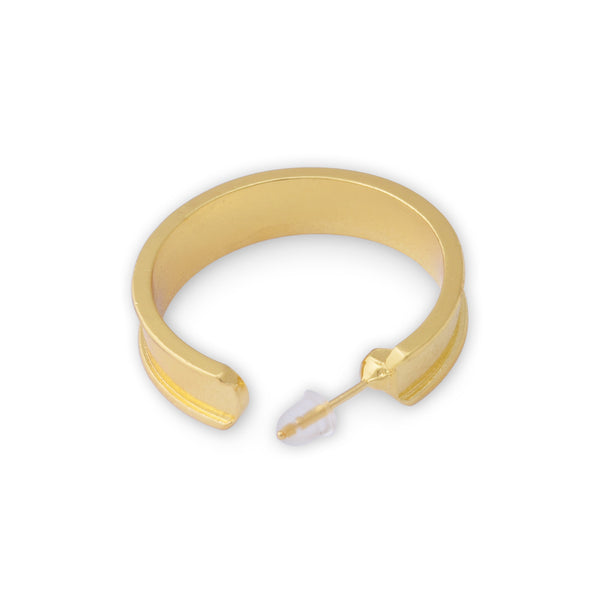 10 Hoops Earrings,18K Gold Large Loops Earrings Simple Earrings Circle Earrings,Gift for Women