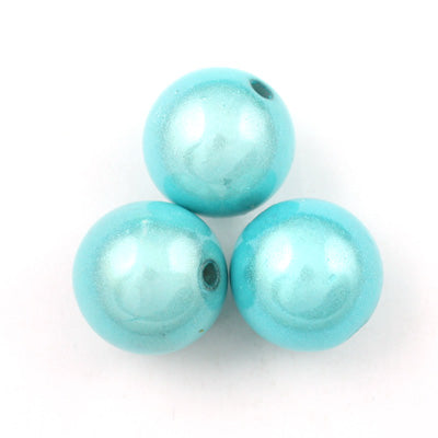 Top Quality 8mm Round Miracle Beads,Sapphire,Sold per pkg of about 2000 Pcs