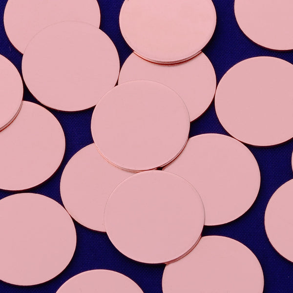 20pcs about 3/8" tibetara® Copper round shape Stamping supplies Metal Blank Fantastic Shine 18 Gauges