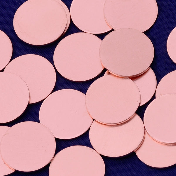 20pcs about 3/8" tibetara® Copper round shape Stamping supplies Metal Blank Fantastic Shine 18 Gauges