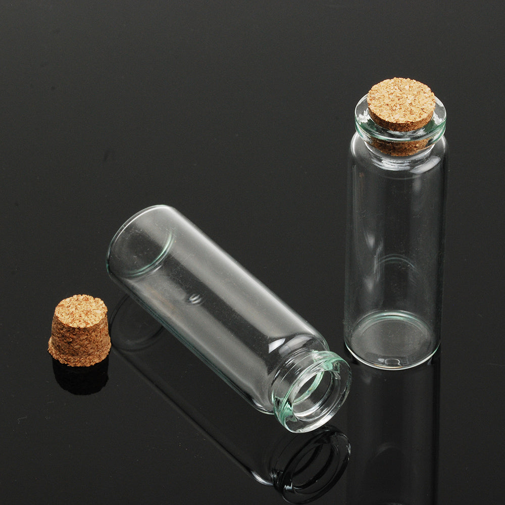 22mm Cute mini clear cork stopper glass bottles,small glass bottles with cork,small wish bottles,vials jars containers,empty glass bottles,10pcs/lots