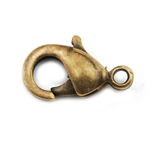 Brass Lobster Clasp,12*6 MM,Antique Bronze,Sold 250 pcs per pkg