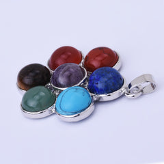 7 Chakras Orgone Crystal Healing Energy Pendant Buda Yoga Amulet Therapy Jewelry 1PCS
