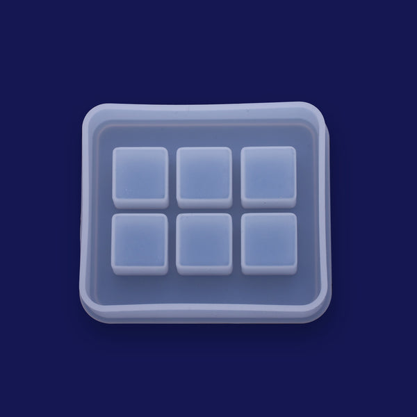 1 pcs Crystal silicone mold  Cube pendant Jewellery Making  Cabochons for earrings pendant Resin Silicone Mould Without hole